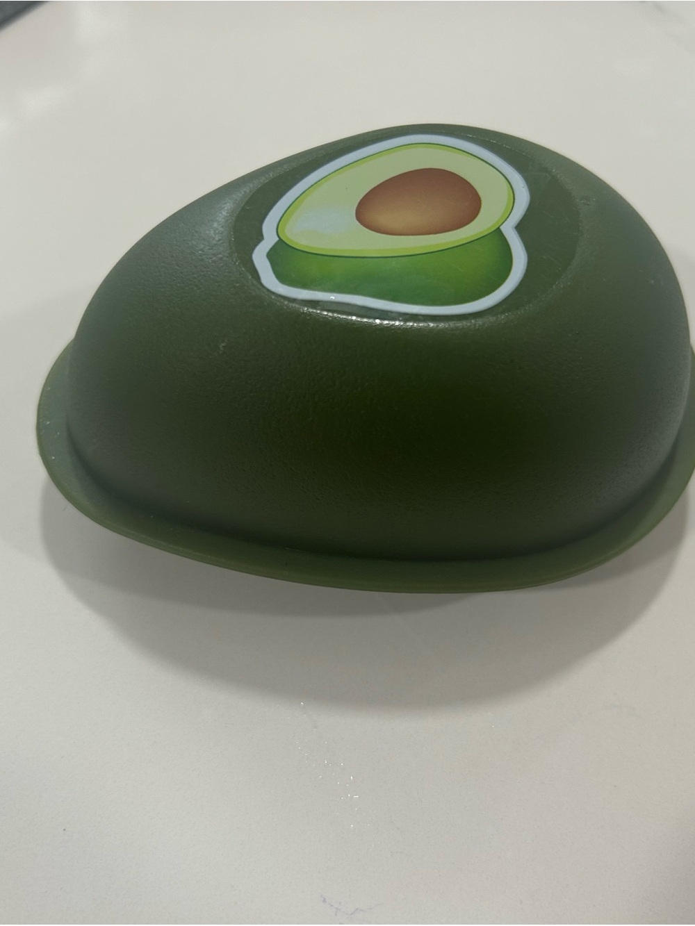 Avocado Shaped Storage Container - Dark Green